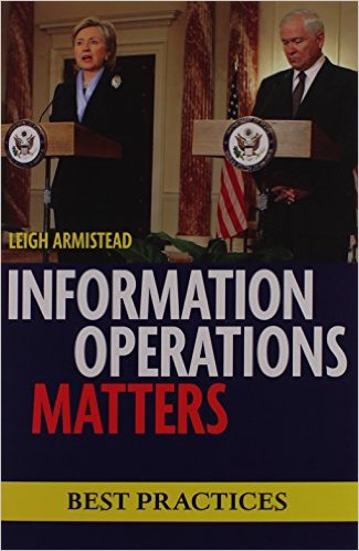 Book cover for "Information Operations Matters"  by Leigh Armestead