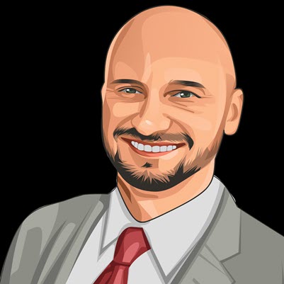 Graphic photo of Dr. Matthew Canham